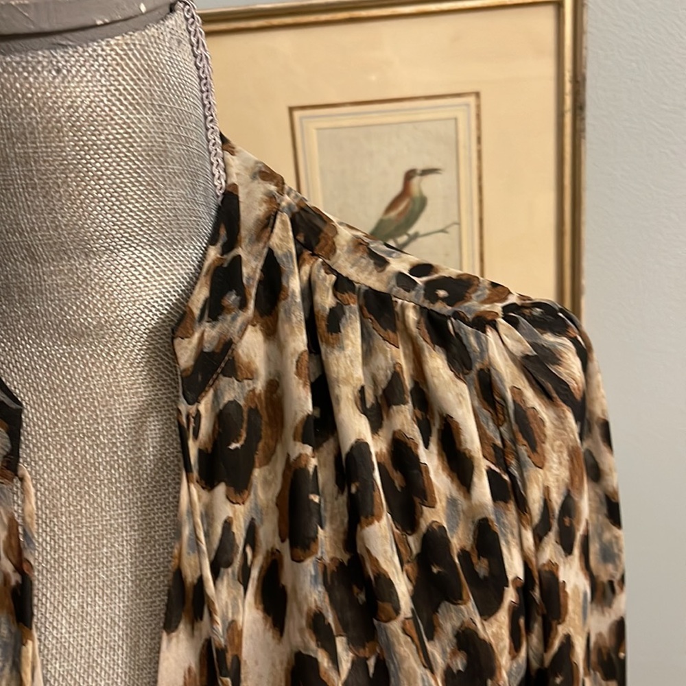 Leopard Print Blouse - image 2